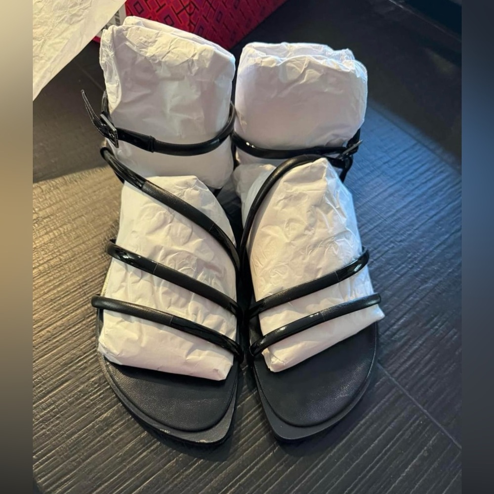 Split Mignon Strappy Flat Sandal - image 3